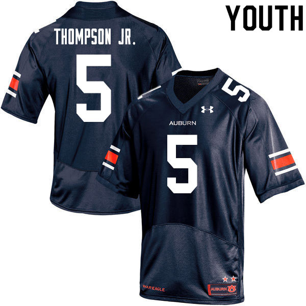 Youth #5 Chris Thompson Jr. Auburn Tigers College Football Jerseys Sale-Navy - Click Image to Close